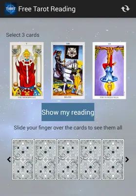 Free Tarot Reading android App screenshot 0