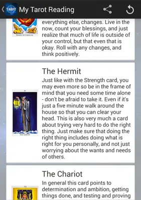 Free Tarot Reading android App screenshot 2